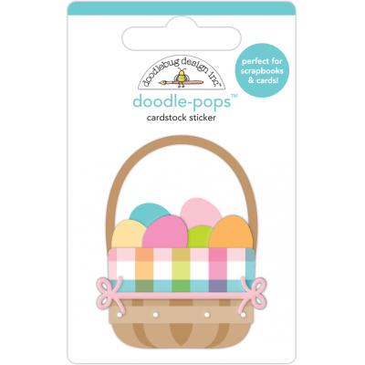 Doodlebug Hippity Hoppity Sticker- Easter Basket